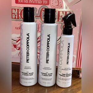 Peter Coppola Blondest Shampoo, Conditioner, and Blowout Spray